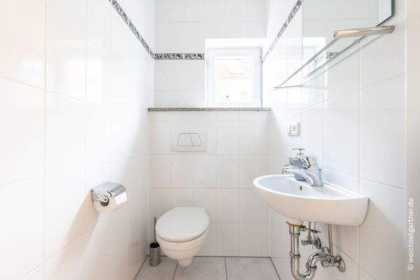 Gäste-WC im Erdgeschoss