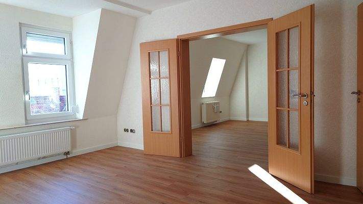 Blick ins Wohnzimmer