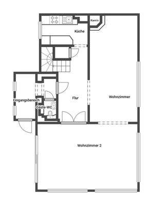 Grundriss Skizze 1.OG