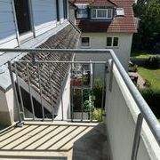 Balkon mit Gartenblick