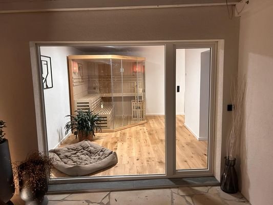 Eingang Sauna