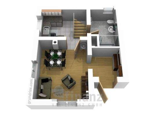 Grundriss Gästehaus Erdgeschoss