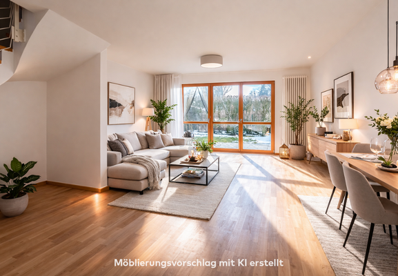 Wohn-/ Essbereich möbliert