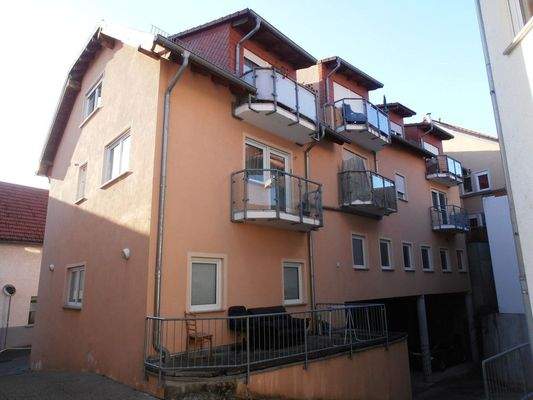 Rückansicht vom Haus