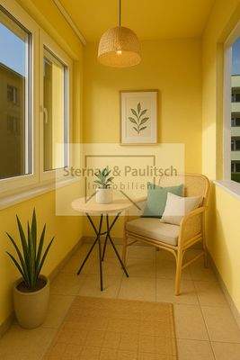 Balkon Visualisierung