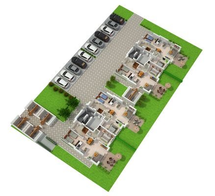 Lageplan Grundriss