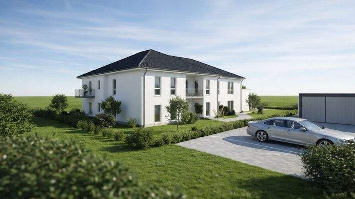 Blick auf den Eingang