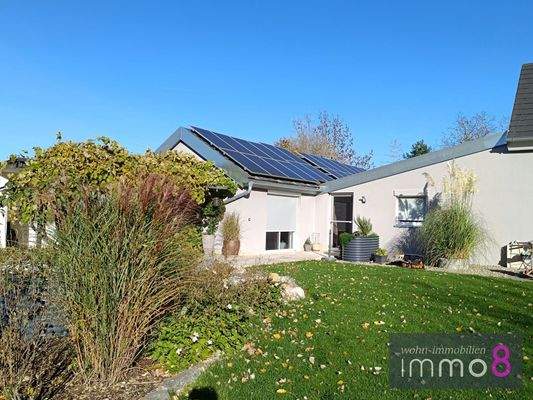 Gartenzugang vom Haus