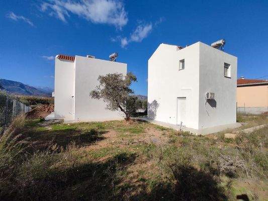 Kreta, Dramia: Einfamilienhaus mit Meerblick und Pool zu verkaufen