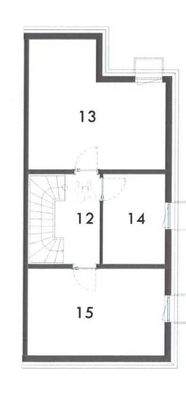 Grundriss Eckhaus rechts Keller