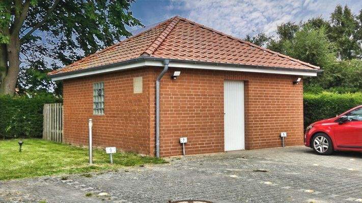 Haus für 2 x 12 = 24 Fahrräder