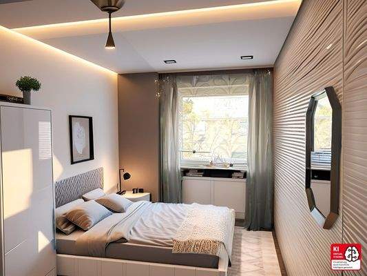 Schlafzimmer / Muster-Einrichtungsbeispiel