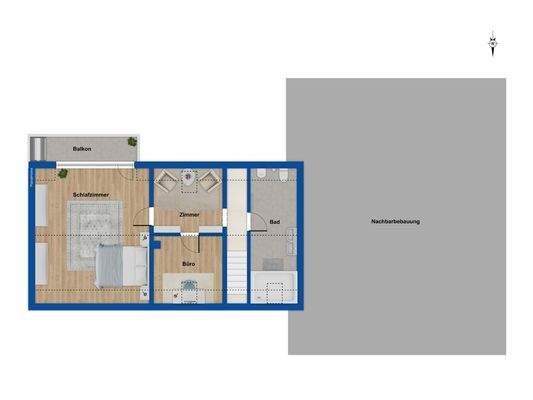 Grundriss Dachgeschoss