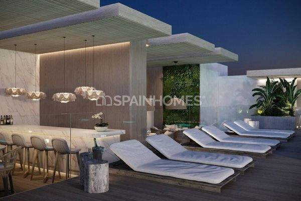 High Ceiling Apartments with Spacious Terraces in Malaga City