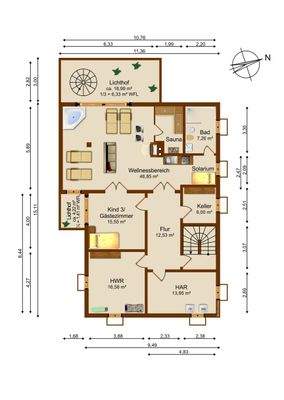 Untergeschoss Grundriss