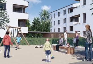 Jung und Alt leben miteinander