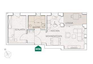 Grundriss der Wohnung 06