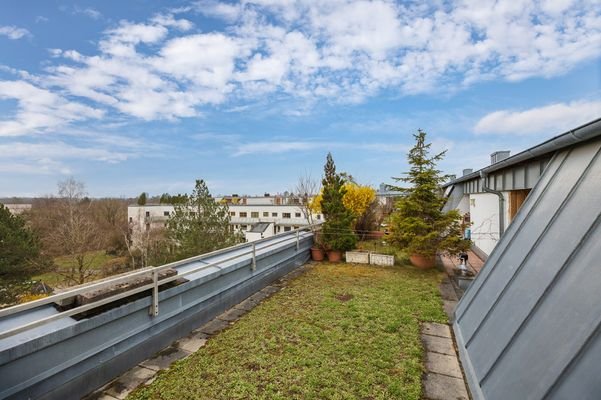 gemütlicher Dachgarten
