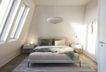 Toll belichtetes Schlafzimmer