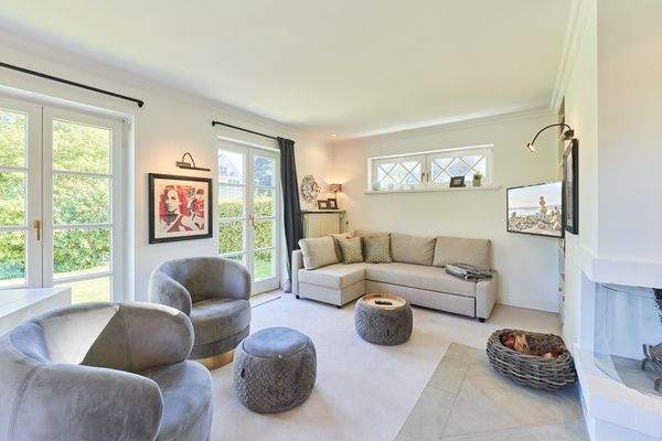 Kaminzimmer und Büro im Haus Ludwig 