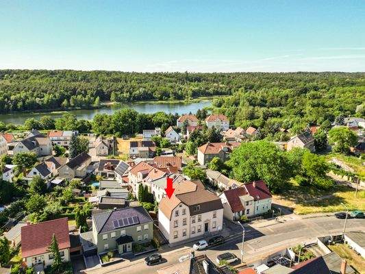 Idyllische Lage am Heidesee