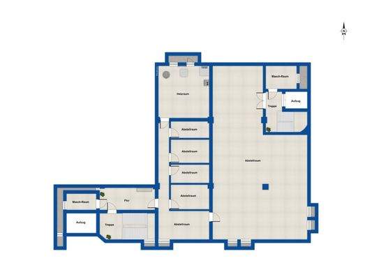 Grundriss Lagerfläche UG