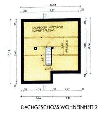 Grundriss Dachgeschoss