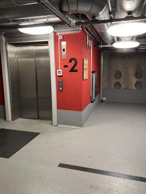 Aufzug bis Stellplatz