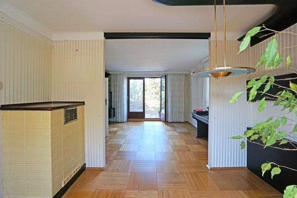 Wohnzimmer mit Terrassenausgang