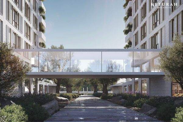 Außenansicht des Komplexes 