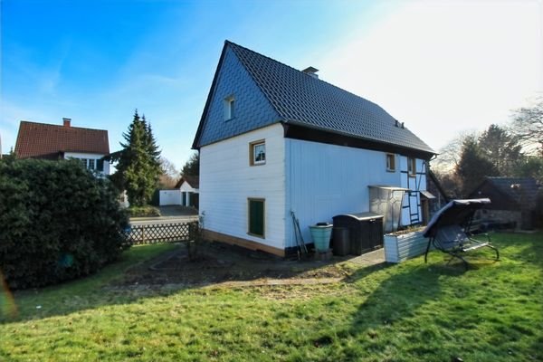 GRUNDSTÜCK | HAUSNAHE, GARTENSEITIGE ANSICHT