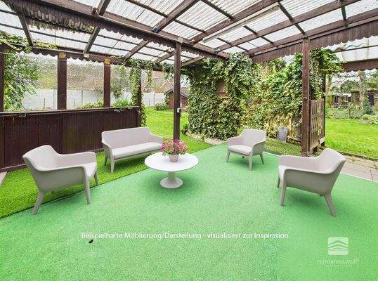 überdachte Terrasse (KI)