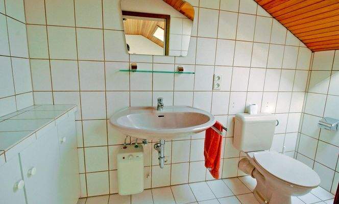 WC im Dachgeschoss