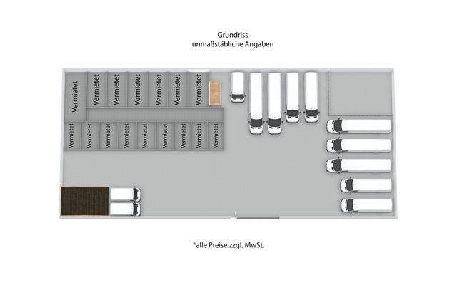 Lagerhalle - Obergeschoss 