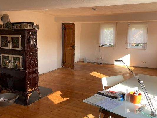 Das Arbeitszimmer im OG