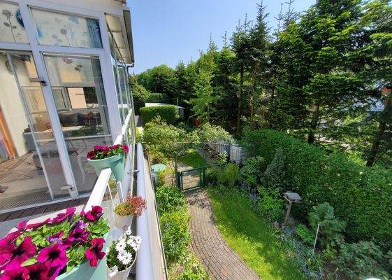 Zuwegung nach hinten 