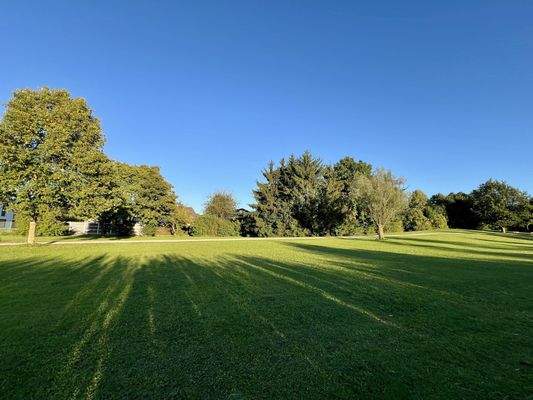 Kurpark fängt direkt am Haus an…