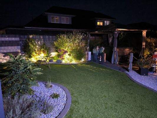 Nachtflair Poolbereich