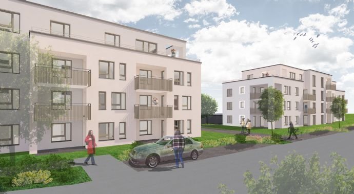 Erstbezug nach Fertigstellung: Attraktive 3-Zimmer-Wohnung mit Balkon in Windsbach!