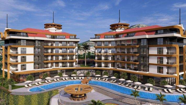 Properties with 5-Star Hotel Concept in Alanya Kestel