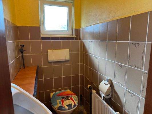 WC im Erdgeschoss