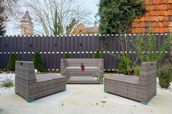 Sitzterrasse im Garten