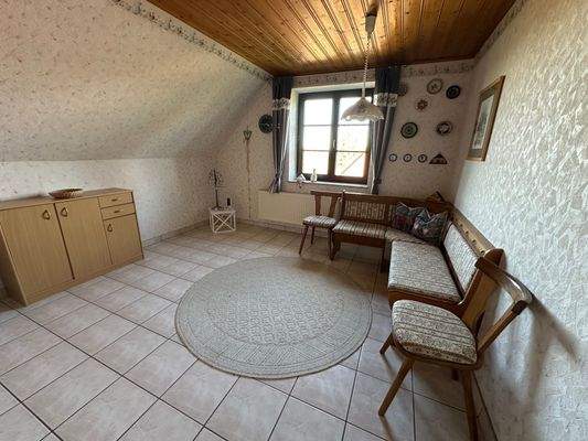 Wohnküche im Dachgeschoss