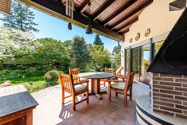 Überdachter Terrasse