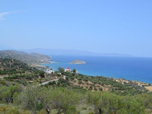 Kreta, Mochlos: Baugrundstück mit Meerblick zu ver