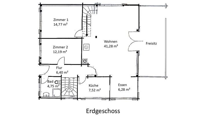 Grundriss Erdgeschoss