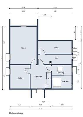 Grundriss Kellergeschoss