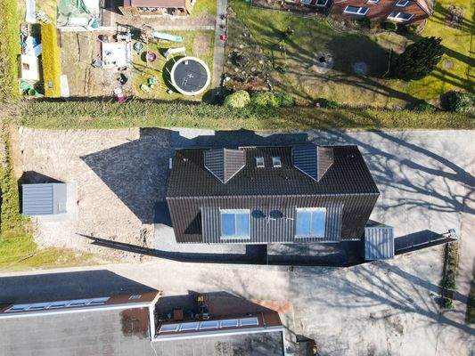 Blick auf das Grundstück