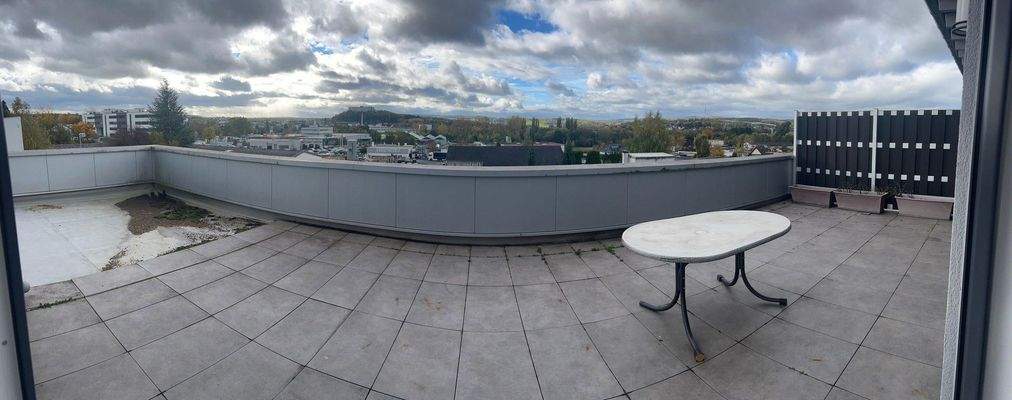 Terasse mit Blick zum Dom