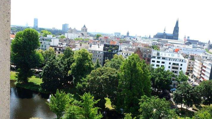 Blick auf Park und Südstadt